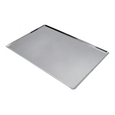 Pastry Chef's Boutique 11645 Heavy Duty Stainless Steel Baking Sheet Pinched edges - French Full Size - 60 x 40 cm - 10/10mm ...