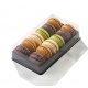 Pastry Chef's Boutique DCM12BK 	Clear Plastic Macarons Storage and Gift Boxes - 12 Macarons - Pack of 60 Macarons Packaging