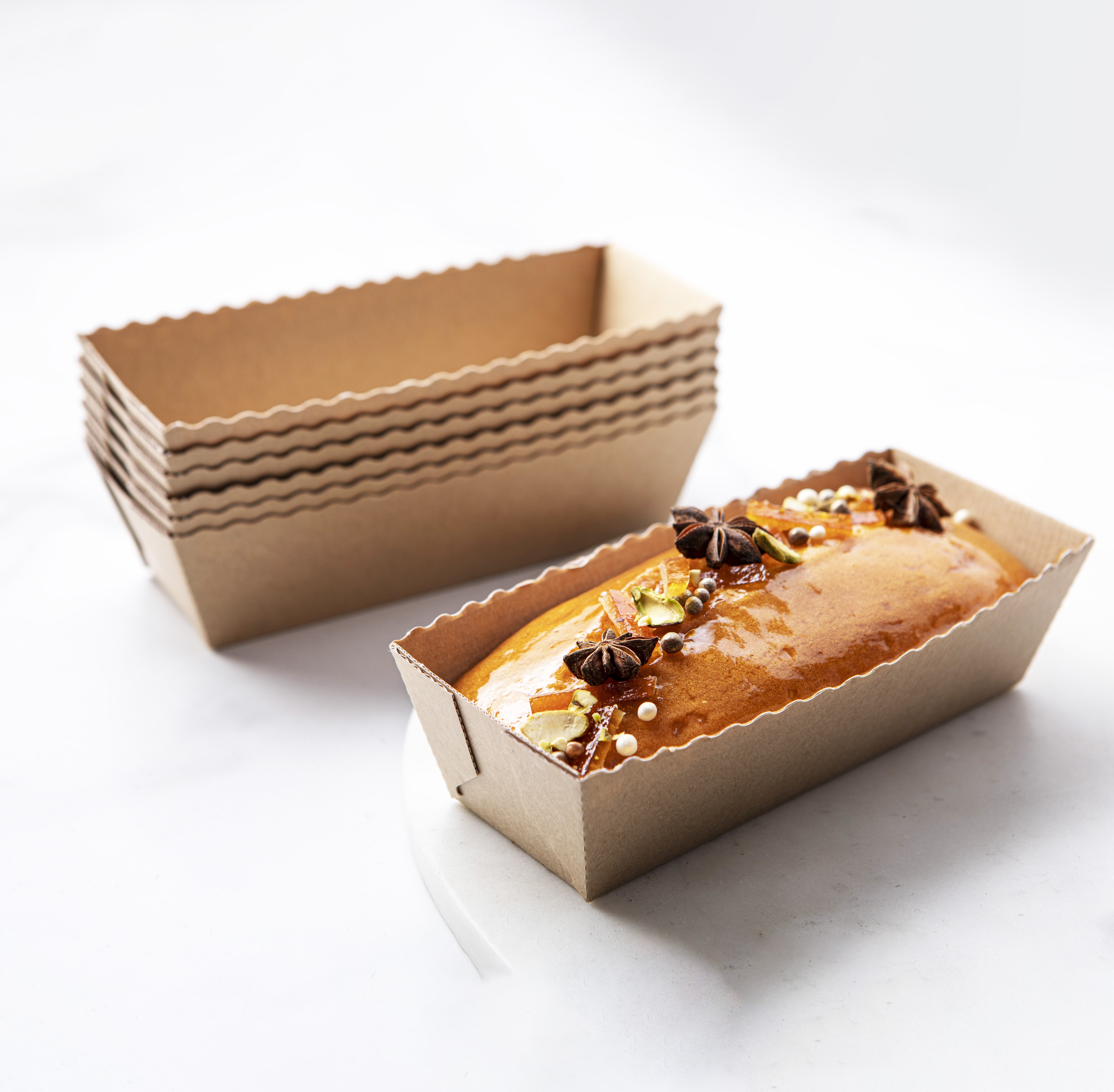 Bakeable Cardboard Baking Pans Oven Cardboard Loaf Pans Paper Loaf 10 Loaf  Pan Bake And Show