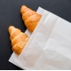 Pastry Chef's Boutique 152399 White Greaseproof Croissants Viennoiseries Bread Bags - 140 x 270 mm - Pack of 1000 Viennoiseri...