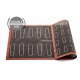 Silikomart 40.111.99.0000 Silikomart Professional Double Size Eclairs AIR MAT ECLAIRS 583x384 mm Silpat Baking Mat