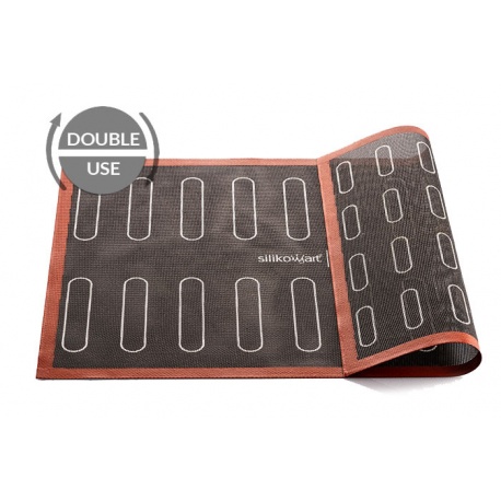Silikomart 40.111.99.0000 Silikomart Professional Double Size Eclairs AIR MAT ECLAIRS 583x384 mm Silpat Baking Mat