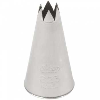 Ateco 823 Ateco 823 - Open Star Pastry Tip .31'' Opening Diameter- Stainless Steel Open Star Pastry Tips