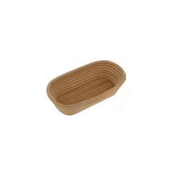 Long Banneton Proofing Basket 33 x 17 cm - Made in France - 1 Kgr