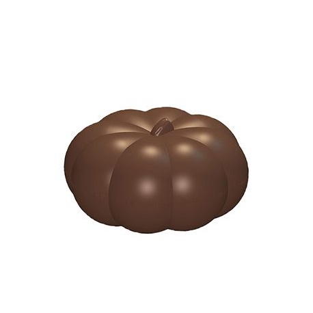 Cabrellon 16947 Chocolate Pumpkin Polycarbonate Mold - 35x30.6mm - 9+9 - 275x175x24 Holidays Molds