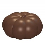 Chocolate Pumpkin Polycarbonate Mold - 35x30.6mm - 9+9 - 275x175x24