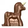 Cabrellon 17623 Chocolate Pony Unicorn Polycarbonate Mold - 110x109.8mm - DX + SX - 275x175x24 Themed Molds