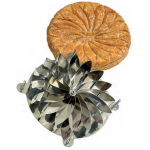 Stainless Steel Galette des Rois Kings Cake Rosace Design Cutter - Ø 28 cm