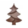 Chocolate World CW12008 Polycarbonate Christmas Tree Break Apart Tablet Chocolate Mold- 139.5 x 103 x 12 mm - 84.5gr - 1x2 Ca...