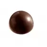 Chocolate World CW2251 Polycarbonate Chocolate Hemisphere Half Sphere Mold Ø50 - 50 x 50 x 25 mm - 40gr - 12x1 Cavity - Doubl...