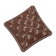 Chocolate World CW1993 Polycarbonate Bonbonniere Chesterfield Chocolate Mold - 117 x 117 x 59 mm - 695gr - 1x2 Cavity - Doubl...