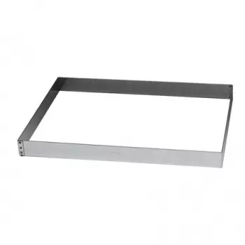 Pastry Chef's Boutique RETH5 Stainless Steel Rectangular Pastry Frame 380x580x50mm Genoise and Full Sheet Frame