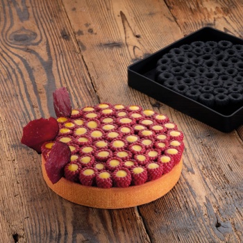 Pavoni Silicone Top Decoration Molds for Entremets - SCARLET - By Stefano Laghi & Sebastiano Caridi