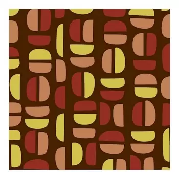 Chocolate World F028866 Chocolate Transfer Sheets - COLOR BUNS - 300x400 mm - 10 sheets Chocolate Transfer Sheets