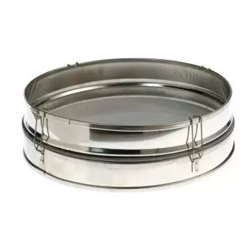 Pastry Chef's Boutique P04521 Stainless Steel Sifter with Stainless Steel Mesh Sifter Sieve - Ø 30 cm - Maille 20 - Larger Me...