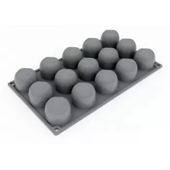 Pavoni GALA Apple Decoration Silicone Mold - 45x37.5mm - 46ml - 15imprints