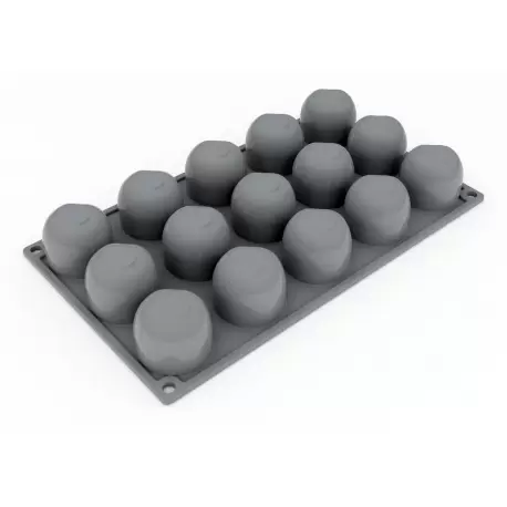 Pavoni GALA Apple Decoration Silicone Mold - 45x37.5mm - 46ml - 15imprints