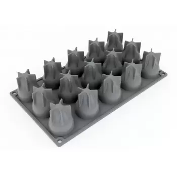 Pavoni KAISER Pear Decoration Silicone Mold - 43x55mm - 46ml - 15imprints