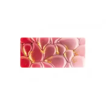 Silikomart 52.908.86.0065  Silikomart Tritan Polycarbonate GOCCIA-T Chocolate Tablet Bar Mold by Kirsten Tibballs - 150x70x8....