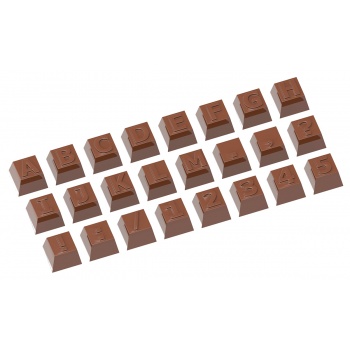 24 Cavity Rectangle Caramel Candy Silicone Molds Chocolate