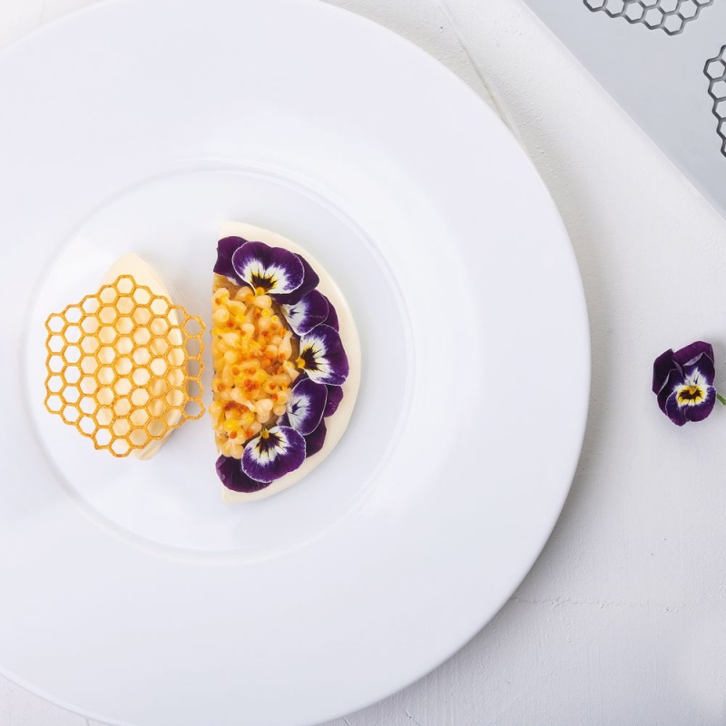 Stampo Silicone A Nido D'Ape - 300x200 Mm, Per Dolci, Lavabile In Lavastoviglie