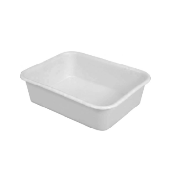 Pastry Chef's Boutique 01862 Plastic Rectangular Dough Paste Container - 20 7/8" x 16 1/8" x 5 3/4" - 20 Liters Bannetons and...