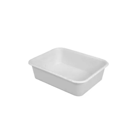 Pastry Chef's Boutique 01862 Heavy Rigid Plastic Rectangular Dough Food Container - 20 L - 53 x 40.5 cm - Height 14,5 cm Brea...