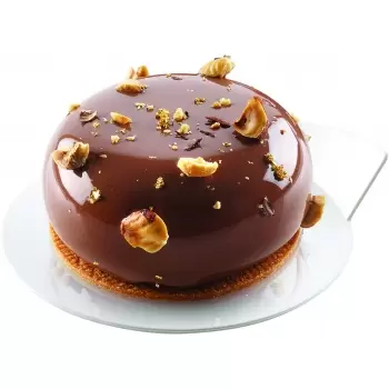 Silikomart White Round Dessert Mini Tray Ø 86 mm - 100pcs