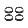 Silikomart 52.277.20.0165 Round Composite Tart Ring - 100mm dia x 20mm H - 4pcs Round Tart Ring