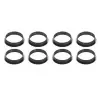 Silikomart 52.306.20.0165 Round Composite Tart Ring - 70mm dia x 20mm H - 8pcs Round Tart Ring