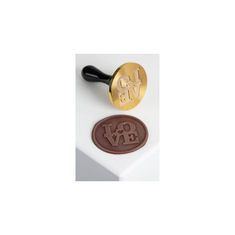 Martellato 20FH31S Martellato Small LOVE Stamp Chocolate Decoration...