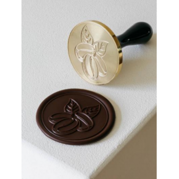 Martellato 20FH34S Martellato small COFFEE Stamp Chocolate Decoration Tool by Frank Haasnoot - 3cm Chocolate Decoration Molds