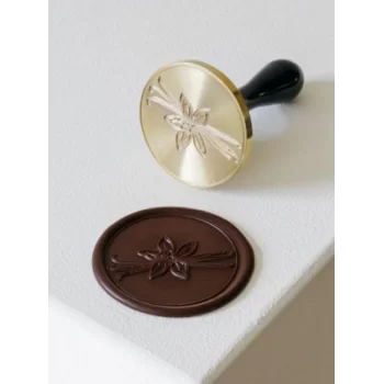 Martellato 20FH33L Martellato Large VANILLA Stamp Chocolate Decoration Tool by Frank Haasnoot - 6cm Chocolate Stamps