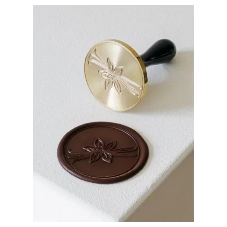 Martellato 20FH33L Martellato Large VANILLA Stamp Chocolate Decoration Tool by Frank Haasnoot - 6cm Chocolate Stamps