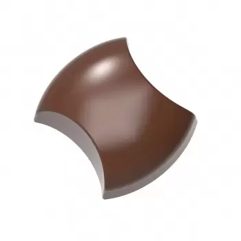 Chocolate World CW12027  Polycarbonate "The Taster" Chocolate Mold by Lana Orlova Bauer - 34.5 x 29.5 x 17 mm - 13.5gr - 3x7 ...
