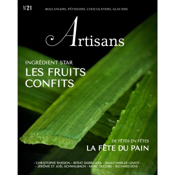 Stephane Glacier ART21 ARTISANS n°21 Boulangers, pâtissiers, chocolatiers, glaciers - Stephane Glacier - French Artisan Magazine