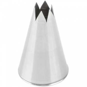 Ateco 824 Ateco 824 - Open Star Pastry Tip .38'' Opening Diameter- Stainless Steel Open Star Pastry Tips