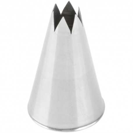 Ateco 824 Ateco 824 - Open Star Pastry Tip .38'' Opening Diameter- Stainless Steel Open Star Pastry Tips
