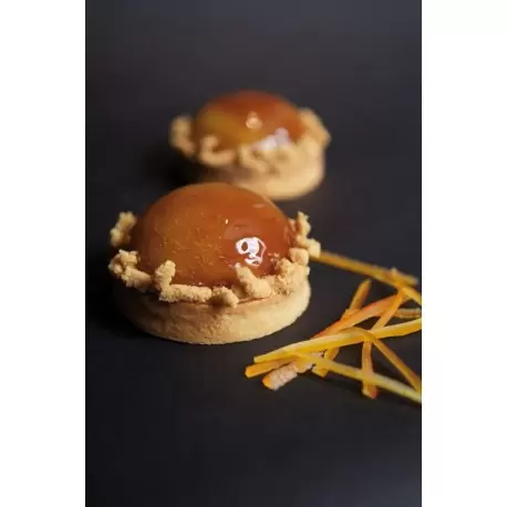 Matfer Bourgeat Steel Non-Stick Plain Tart Molds - Diameter/Height 7 7/8”, 7/8” Weight:6 oz.