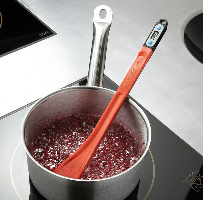 Matfer Bourgeat Exoglass Spatula with Built-in Thermometer