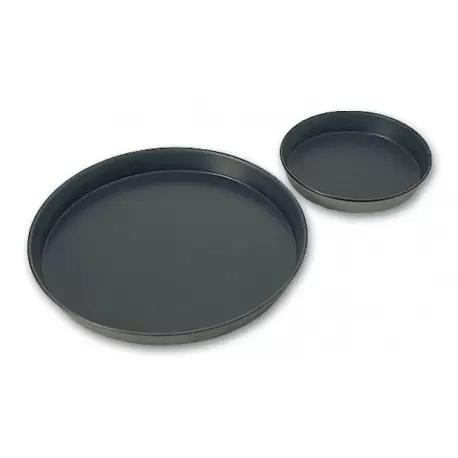 Matfer Bourgeat Steel Non-Stick Plain Tart Molds - 7 7/8”, 7/8” - 6oz
