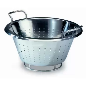 Matfer Bourgeat 713824 Matfer Bourgeat Stainless Steel Conical Colander - 9 1/2”, 4 1/4”, 3 1/2” Sifters and Strainers