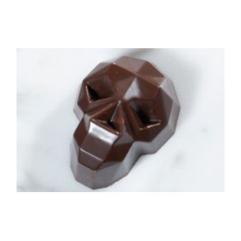 Martellato MA1017 Polycarbonate Halloween Skull Chocolate Mold - 37x28x18 - 10gr - 20 cavity Themed Molds