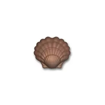 Cabrellon 1166 Polycarbonate Sea Shell Chocolate Mold - 120x139mm - 2x1 cavity Themed Molds
