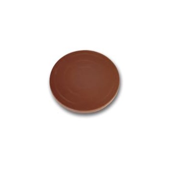 Cabrellon 1802 Polycarbonate Flat Round Base Chocolate Mold - 155 x 25 mm - 1 cavity Modern Shaped Molds