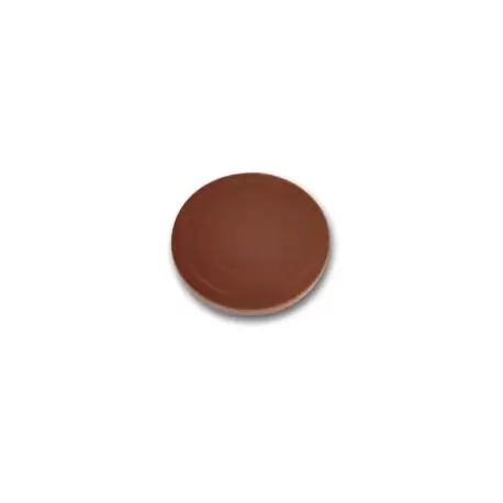 Cabrellon 1802 Polycarbonate Flat Round Base Chocolate Mold - 155 x 25 mm - 1 cavity Modern Shaped Molds