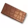 Cabrellon 17101 Polycarbonate Abstract Geometric Lines Chocolate Bar Mold - 140x70x6.6mm - 3x1 cavity - 70gr Tablets Molds