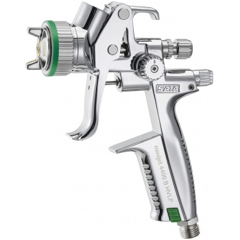 Sata Sataminijet4400HVLP SATAminijet 4400 B HVLP Air Brush by SATA - 1.4 Nozzle with Aluminum 0.3L Cups - Stainless Steel Spr...