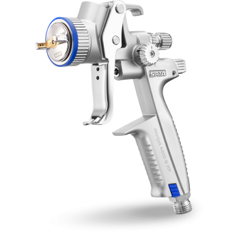 Sata Sataminijet4400RP SATAminijet 4400 RP Air Brush by SATA - 1.2 Nozzle with 2 Aluminum 0.3L Cups - Stainless Steel Spray G...