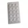 Martellato 20TC001 Thermoformed Plastic Chocolate Tablet Mold - 150x70mm - 100gr - 5 cavity Thermoformed Chocolate Molds